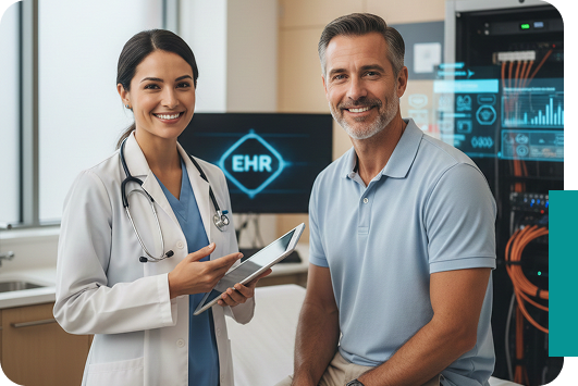 Healthcare IT Staff Augmentation Illustration